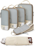 BAGSMART Compression Packing Cubes for Travel Essentials