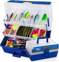 Large 3-Layer Fishing Tackle Box Lures with Tackle Included 448 Pcs