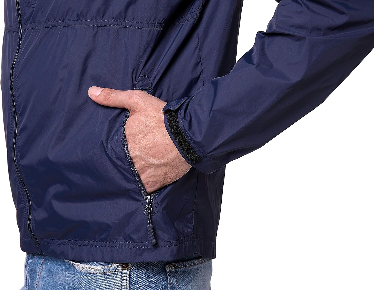 TRAILSIDE SUPPLY CO. Mens Windbreaker Jackets Lightweight Packable Jacket