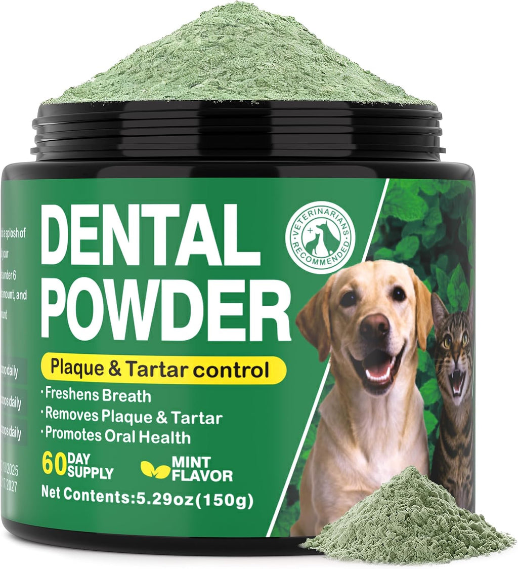 Dog Dental Powder for Teeth Cleaning & Breath Freshener 150g