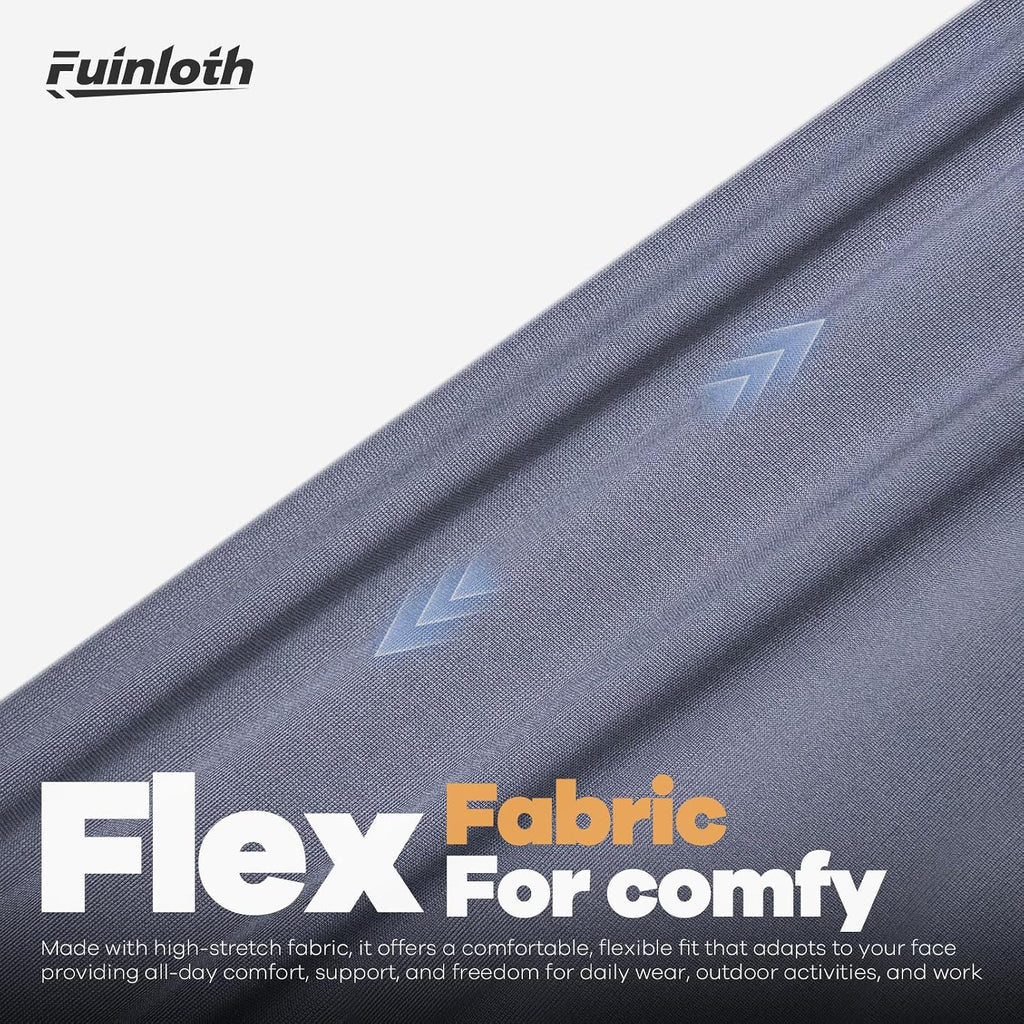 Fuinloth Neck Gaiter, 6 Pack Cooling UV Protection Bandana Face Mask Gator