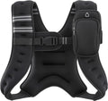 ZELUS Weighted Vest, 6lb/8lb/12lb/16lb/20lb/25lb/30lb Weight Vest with Reflective Stripe for Workout, Strength Training, Running, Fitness, Muscle Building, Weight Loss, Weightlifting