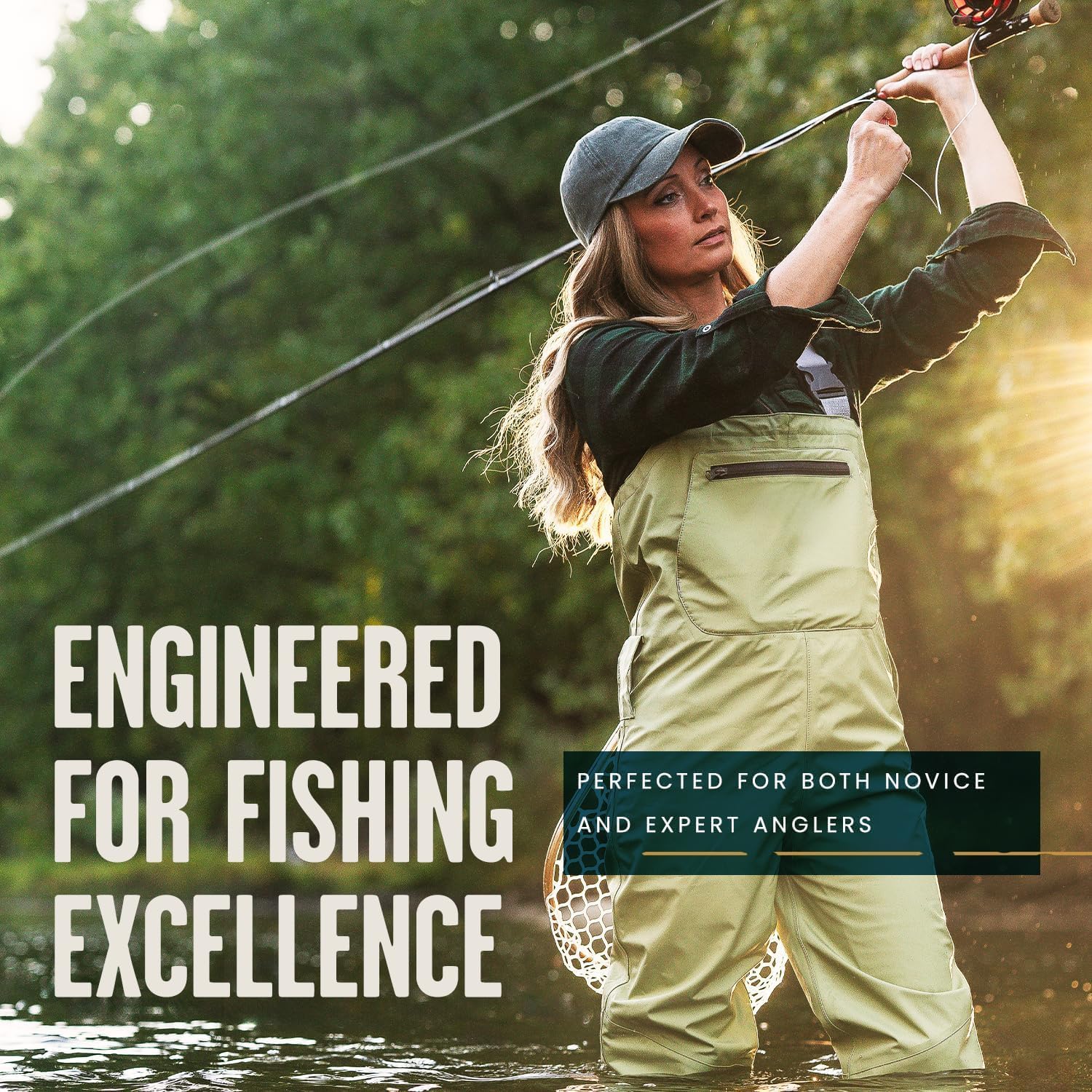 Moonshine Rod Company Fly Fishing Rod with Carrying Case and Extra Rod Tip