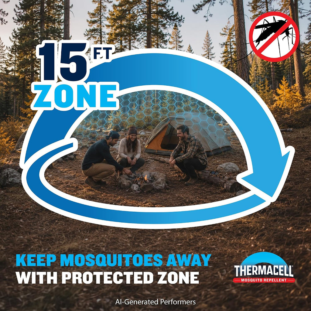Thermacell Fuel-ZoneGuard Extreme Fuel Powered Mosquito Repeller, Hunt Pack