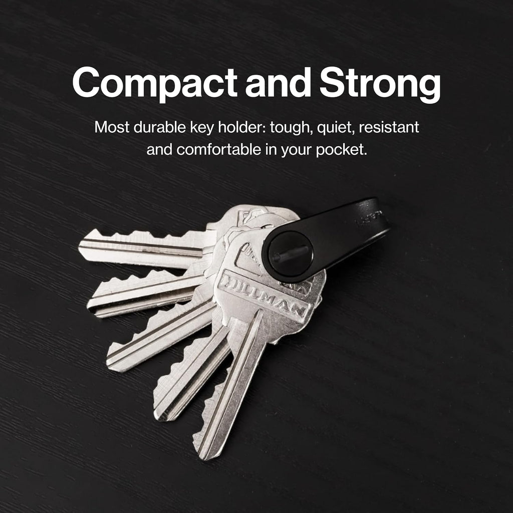 KeySmart Mini - Keychain Key Holder - Compact Key Organizer for Key Chain, Clutter-Free Minimalist Compact EDC Key Chains