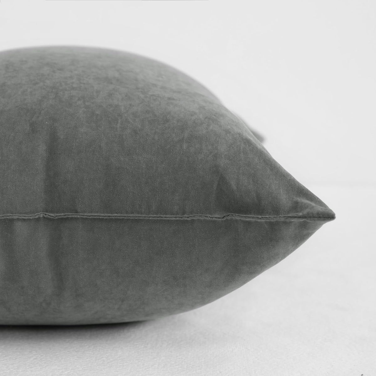 NTBAY Tiny Pillows, Set of 2, 7"x11", Dark Grey