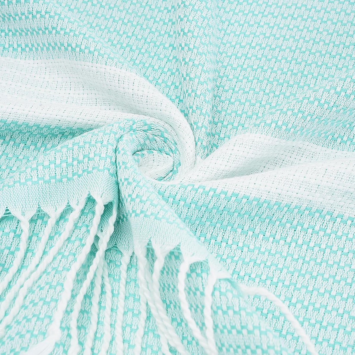 6 Packs Oversized Turkish Beach Towels Set Bulk Clearance Sand Free Pool Swim Bathroom Camp Large No Sand Towel Adults Travel Essentials Cruise Must Haves Accessories Vacation Stuff Green Dot Set