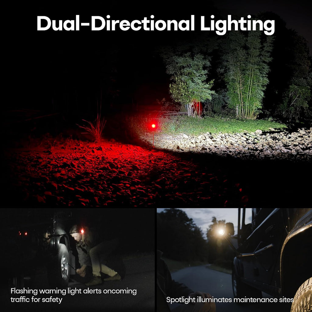 Outask TD2 Telescopic LED Camping Lantern,Ultra Bright Portable Work Light