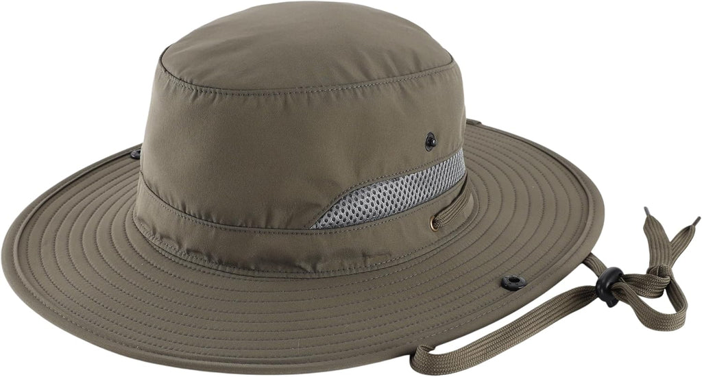 Connectyle Wide Brim Sun Hat for Men Women UPF 50+ Outdoor Cowboy Hat UV Protection Bucket Hat for Fishing Hiking Travel