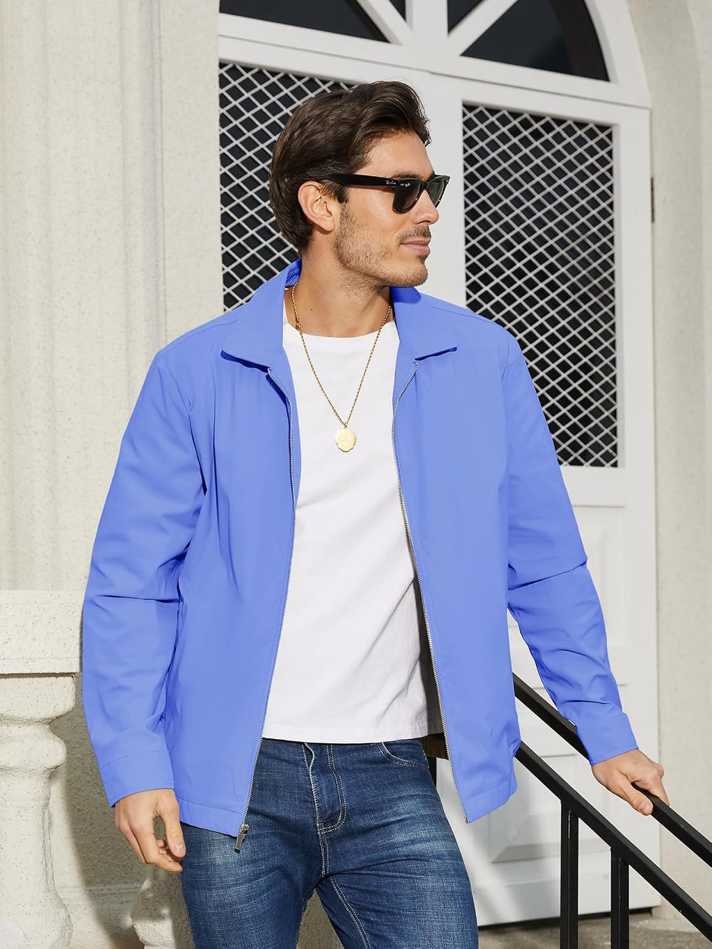 TACVASEN Men's Lightweight Jacket Fall Water-repellent Windbreaker Jackets