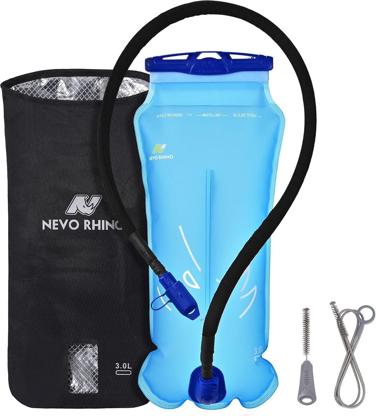 N NEVO RHINO Hydration Bladder 2L-3L with Bladder Insulator