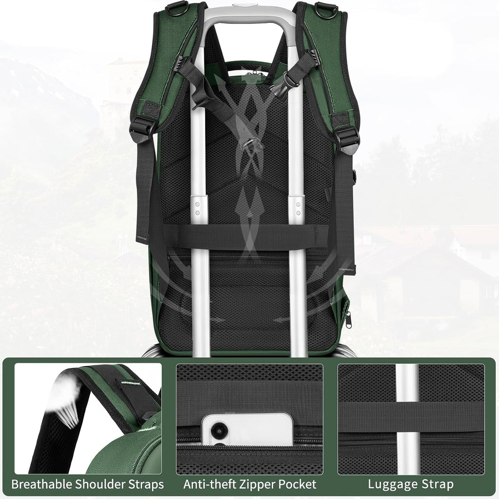 TORIBIO Large Hardshell Camera Backpack DSLR/SLR/Mirrorless Photography Bag