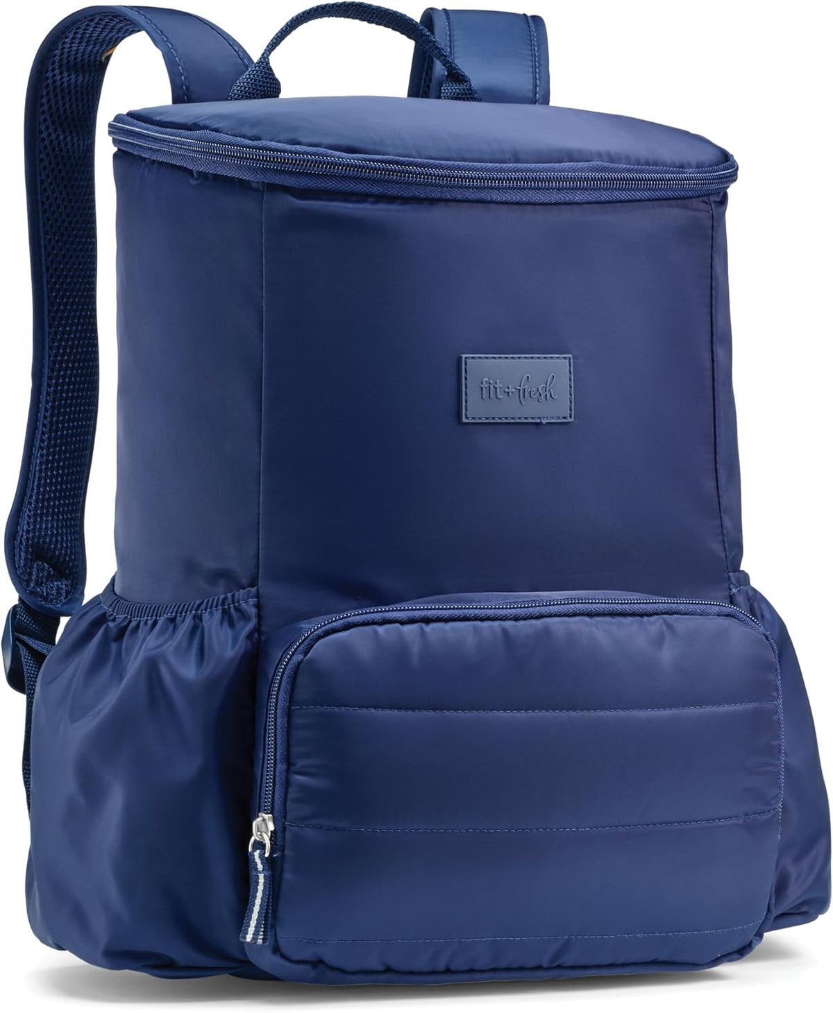 Fit & Fresh Insulated Backpack Soft Cooler – Leak-Resistant Beach & Travel Bag for Women, 24 Can Capacity Picnic & Cooler Bag