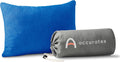 ACCURATEX Camping Pillow, Shredded Memory Foam Compressible Travel Pillow
