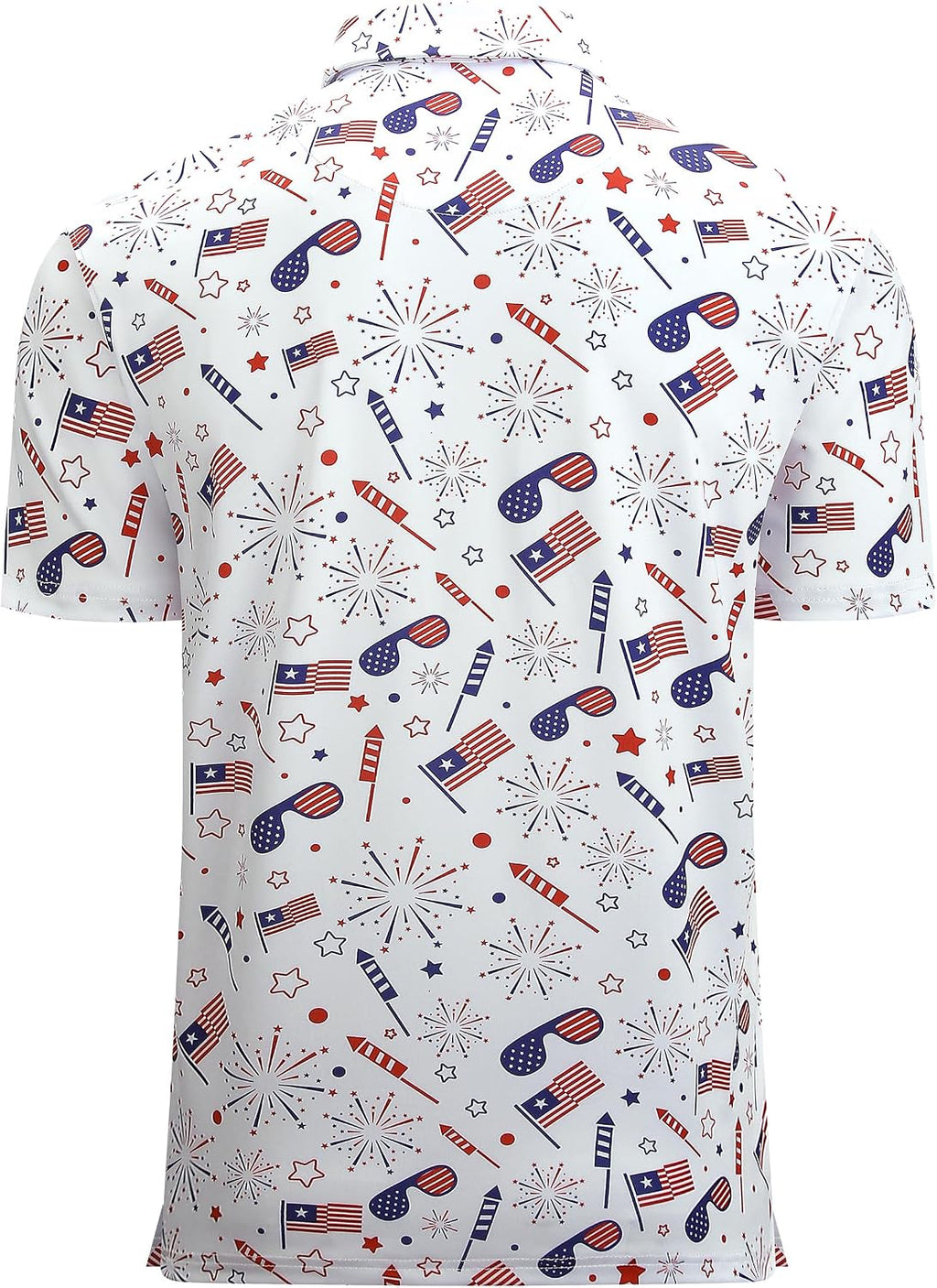 Esabel.C Golf Shirts for Men Moisture Wicking Dry Fit Short Sleeve Polo