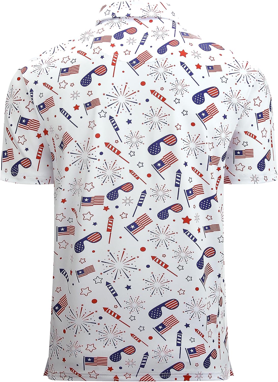 Esabel.C Golf Shirts for Men Moisture Wicking Dry Fit Short Sleeve Polo