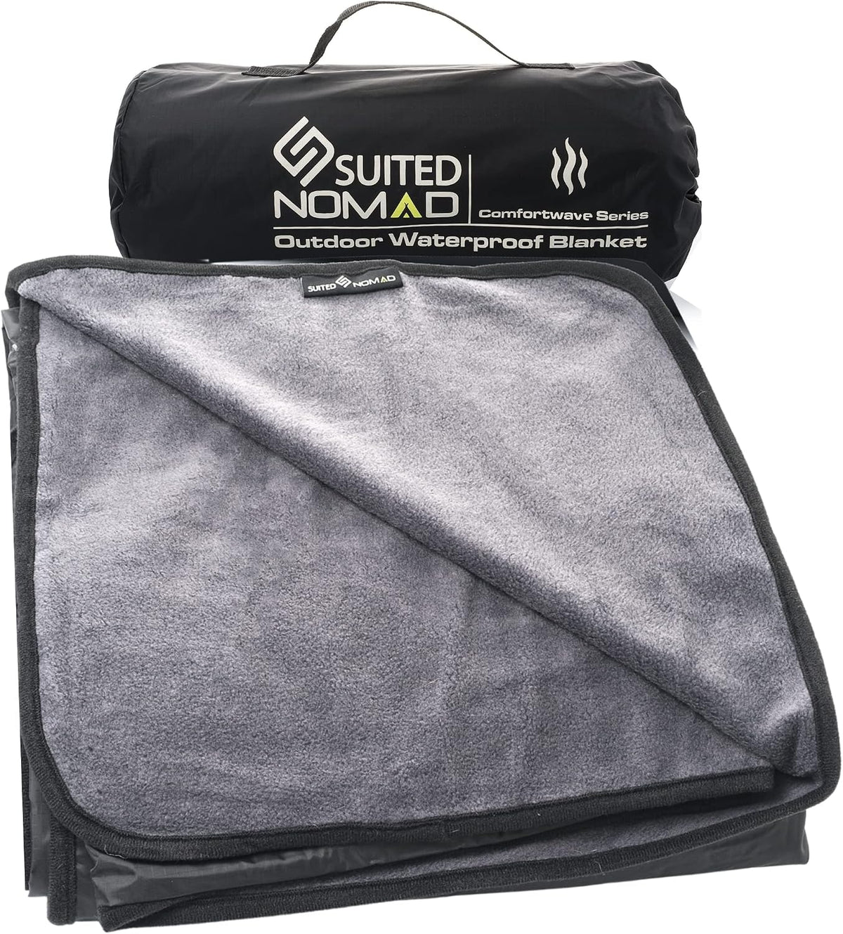 SUITEDNOMAD Extra Large Waterproof Windproof Outdoor Stadium Fleece Blanket