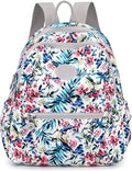 Pealwel Mini Backpack Purse for Women,Small Nylon backpacks for Ladies Backpacks Women Anti Theft Travel Bag (Colorful Flower)