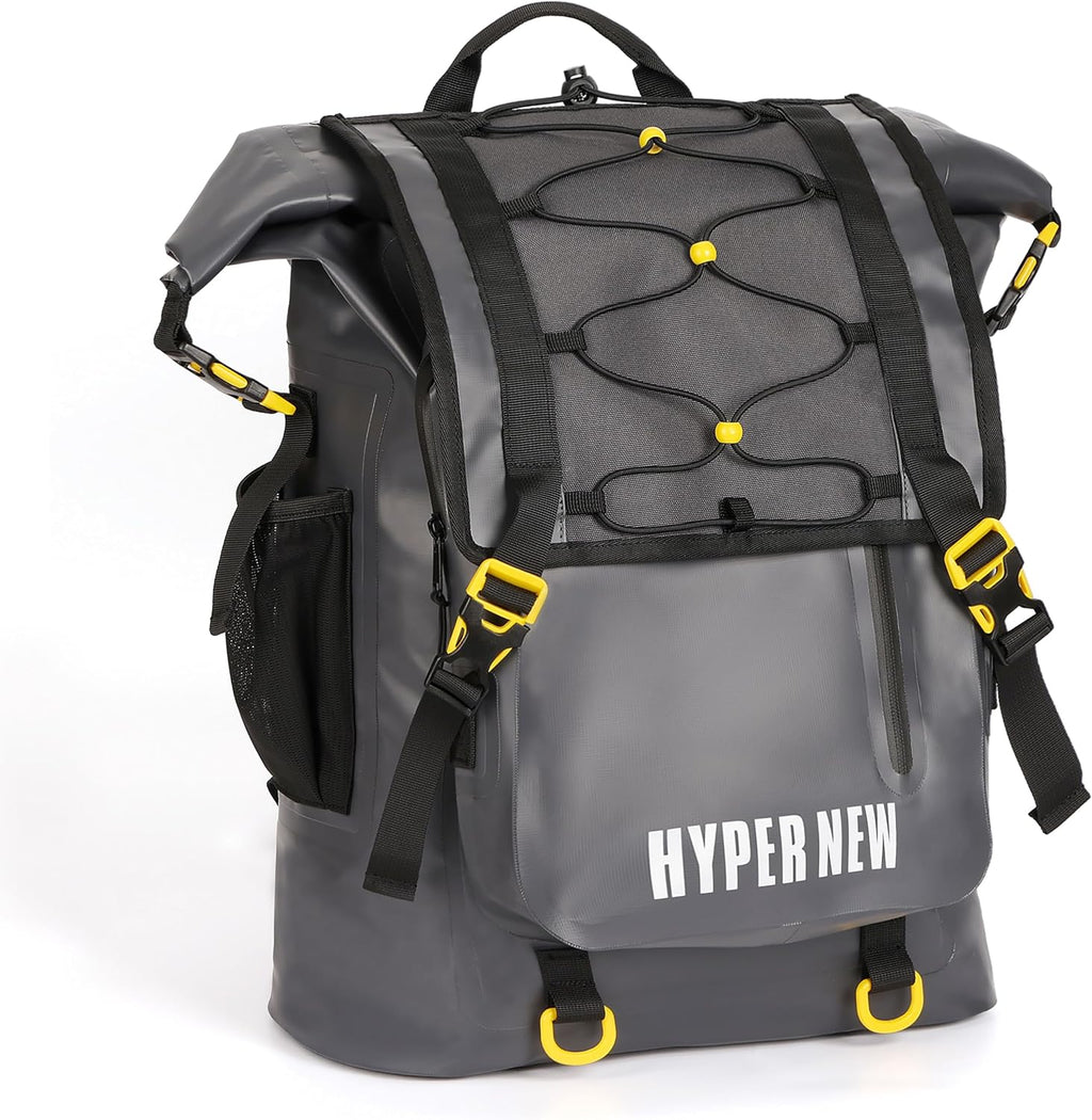 30L Dry Backpack Waterproof, Dry Backpack for Men Women, Ideal for Kayaking, Boating, Paddle Boarding, Fishing, Hiking, Camping & Outdoor Travel Essentials