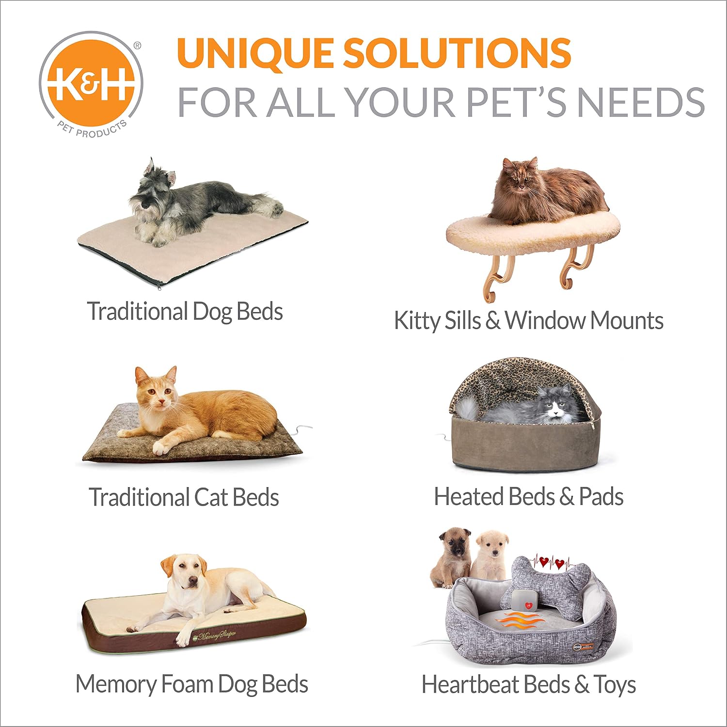 K&H Heated Water Bowl, Thermal-Bowl for Cats & Dogs, Safety Listed, 25W