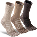 Merino Wool Hiking Toe Socks,Five Finger Socks for Men Women