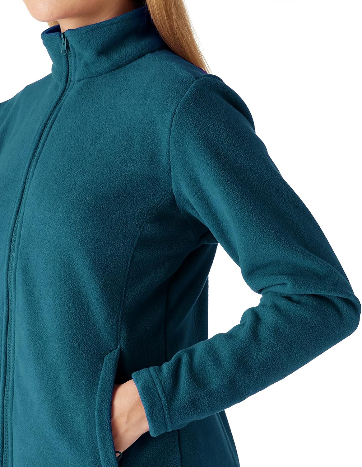 Outdoor Ventures Women's Lightweight Warm Polar Fleece Jacket Zip Up