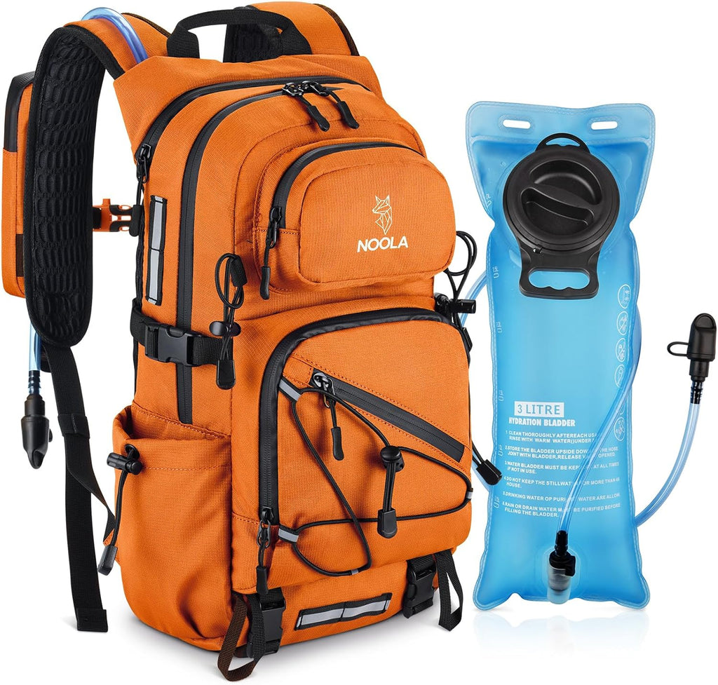 NOOLA Hydration Hiking Backpack with 3L Water Bladder for Women and Men