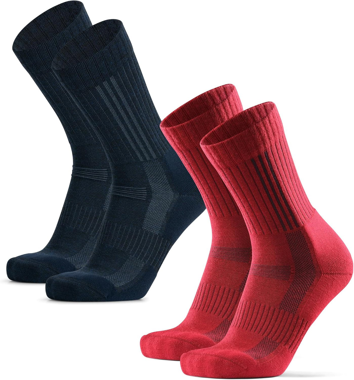 DANISH ENDURANCE Merino Wool Premium Hiking Socks, Thermal, 3-Pack