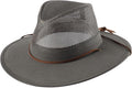 Home Prefer Cotton Summer Fedora Hat Wide Brim Sun Hats for Men Women UPF 50+ Sun Protection Cap for Fishing Hiking