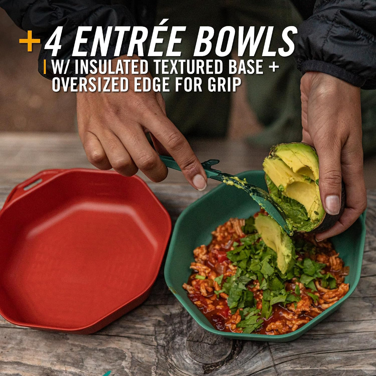 Gerber Gear ComplEAT Cook Set - Dishwasher-Safe Camping Cookware for Outdoor Cooking - Includes Saute Pan, Stock Pot, 4 Plates, 4 Bowls, Mixing Bowl & More