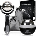 Nobility Massage Ball Roller– Ice Cold and Hot for Deep Tissue and Sore Muscle Relief of Stiffness and Stress, Body, Neck, Back, Foot, Plantar (Grey)