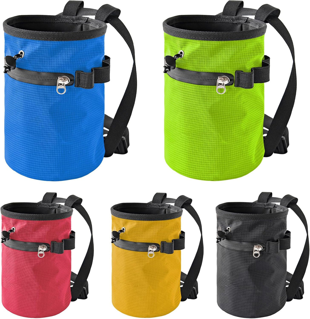 Rock Climbing Chalk Bag Magnesia Pouches Bouldering Chalk Bucket Storage Bag for Weight Liftings, Climbing