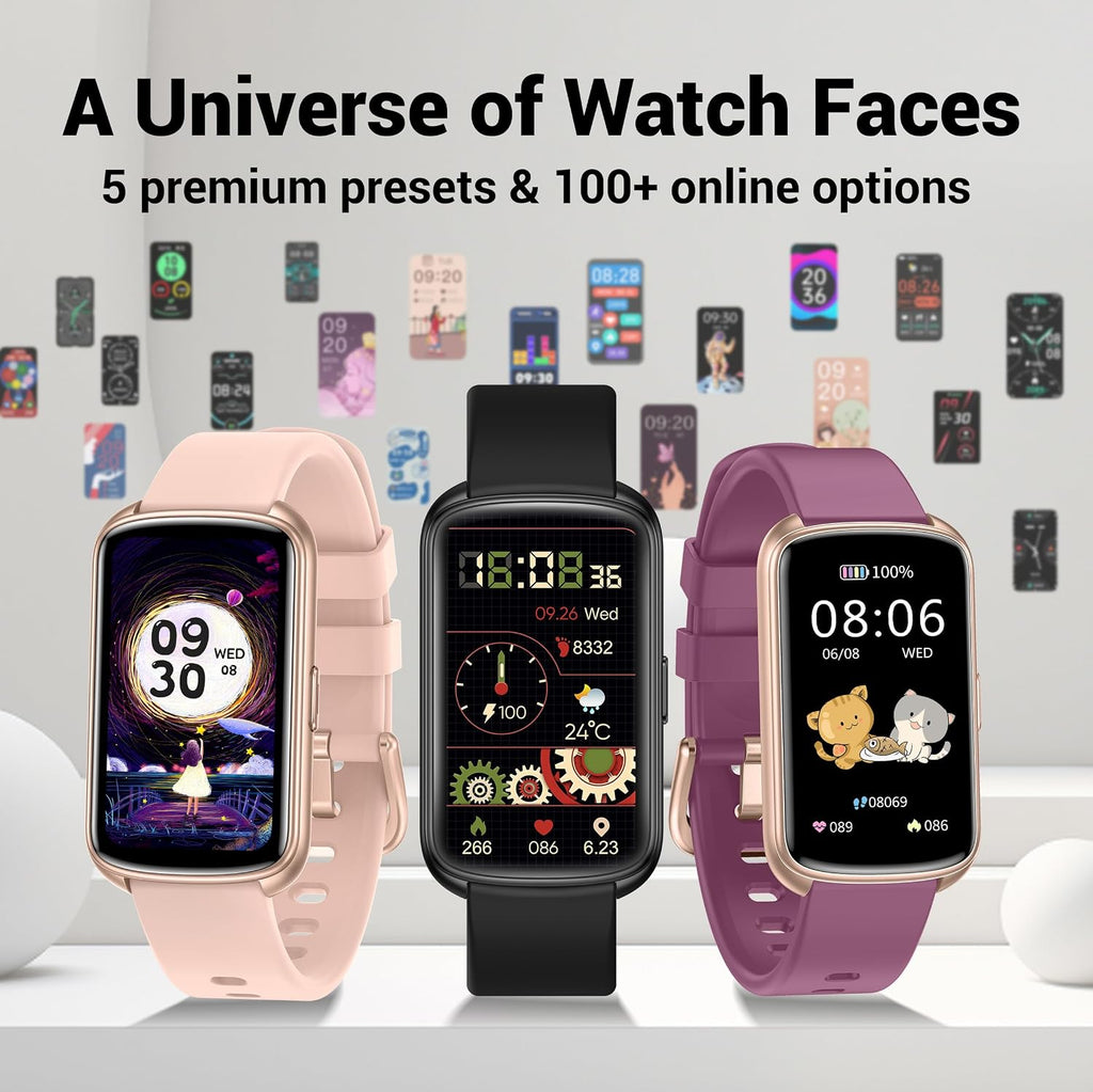 Fitness Tracker, 1.47"Smartwatch with Heart Rate&SpO2 for Android iOS