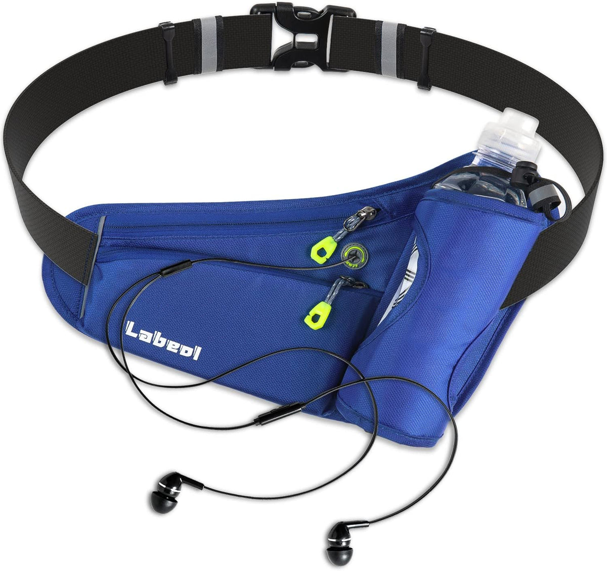 Labeol Running Belt, Waterproof Hydration Belt with Water Bottle Holder