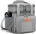 Expandable Large Tactical Lunch Box for Adults, Durable Insulated Lunch Bag with Lots of Storage Space, Cooler Bag for Men Women Work Outdoor Picnic Trips, 24 Cans/16 L, HSHRISH