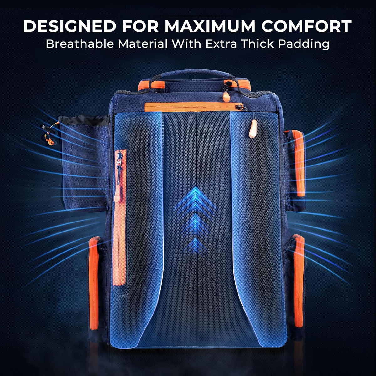 KastKing Bait Boss Fishing Backpack with Rod Holders, 4 Tackle Boxes