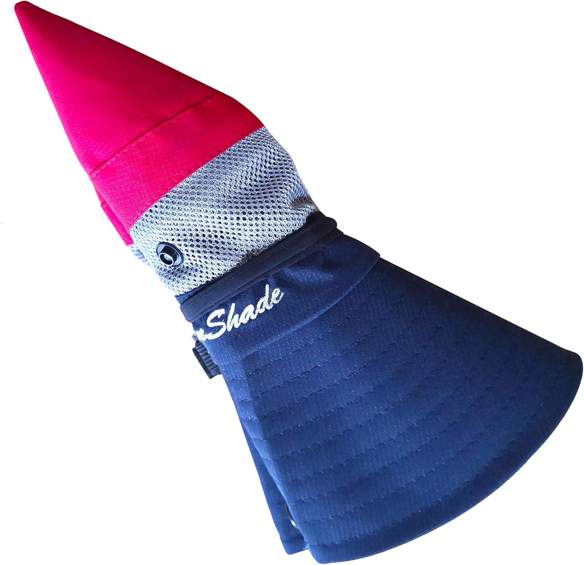 Muryobao Women's Ponytail Sun Hat UV Protection Foldable Mesh Wide Brim Beach Fishing Hat