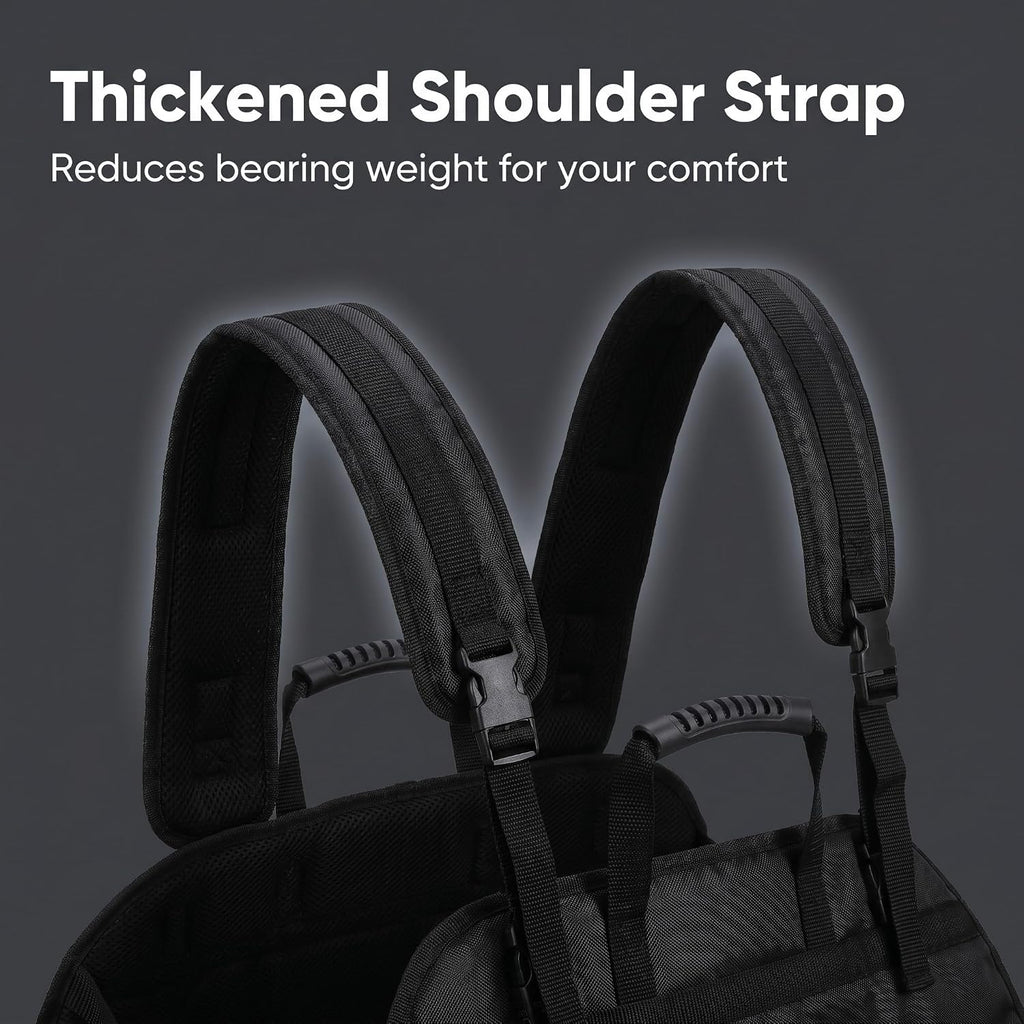 2 in 1 Dog Lift Harness Backpack Carrier, Full Body Support Sling for Senior Injured Disabled Dogs, Adjustable Pet Mobility Aid for Post Surgery Recovery Travel Hiking Car Rides, XL