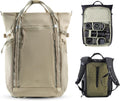 PGYTECH OneGo Roamer Tote Camera Backpack, 18L Dual Carry Tote Bag Khaki