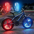 HANZE Rechargeable Bike Wheel Lights, Bicycle Spoke TierDecorations, 2 Pack