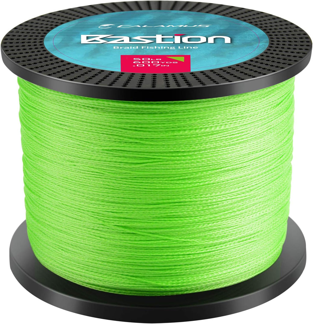 Calamus Bastion Braided Fishing Line, Muti Color, 150-600Yds, 6-80LB