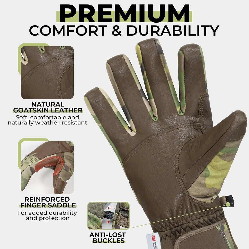 HANDLANDY Winter Work Gloves, 3M Thinsulate Waterproof Insulated Glove for Men Women