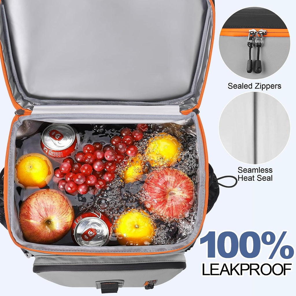 39 Can Insulated Backpack Cooler, Waterproof, Leak Proof