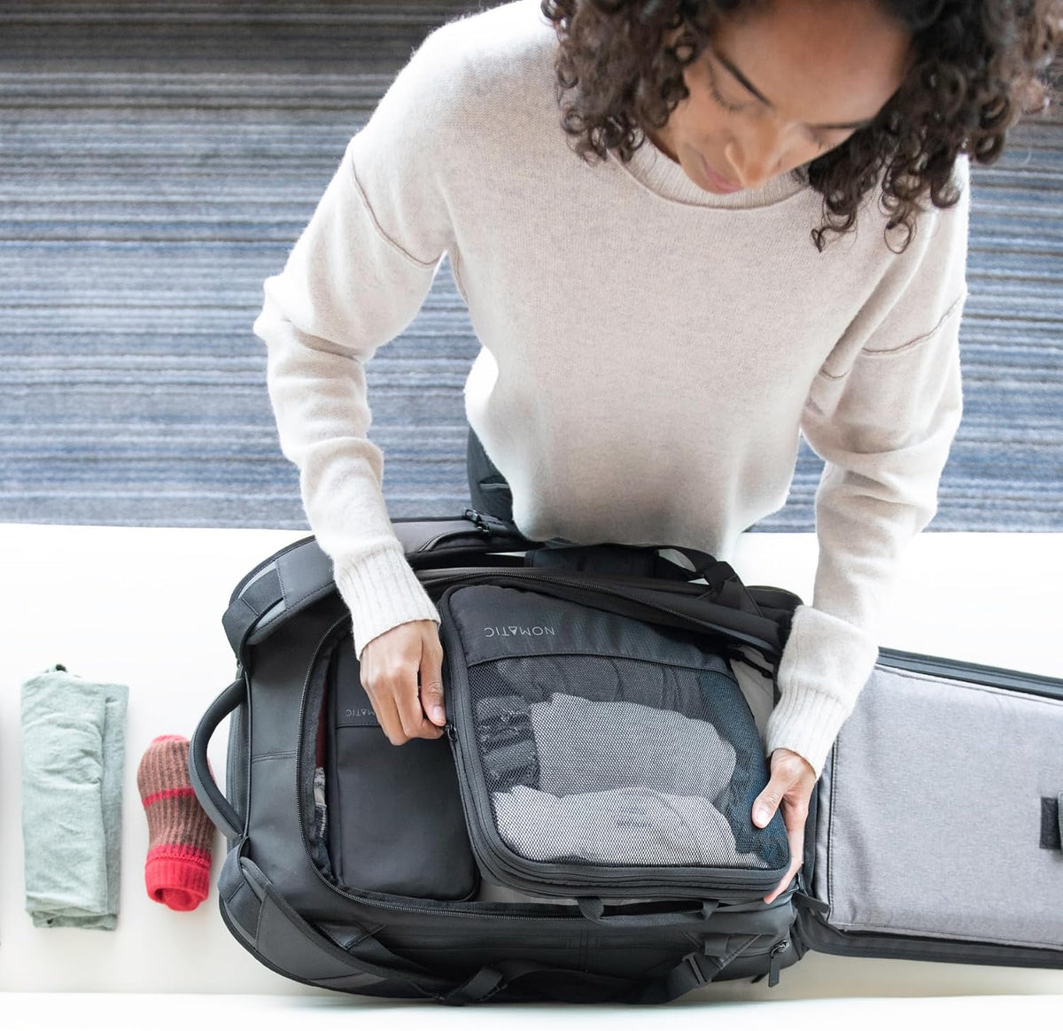 NOMATIC Packing Cubes - Compression Packing Cubes For Travel - Small