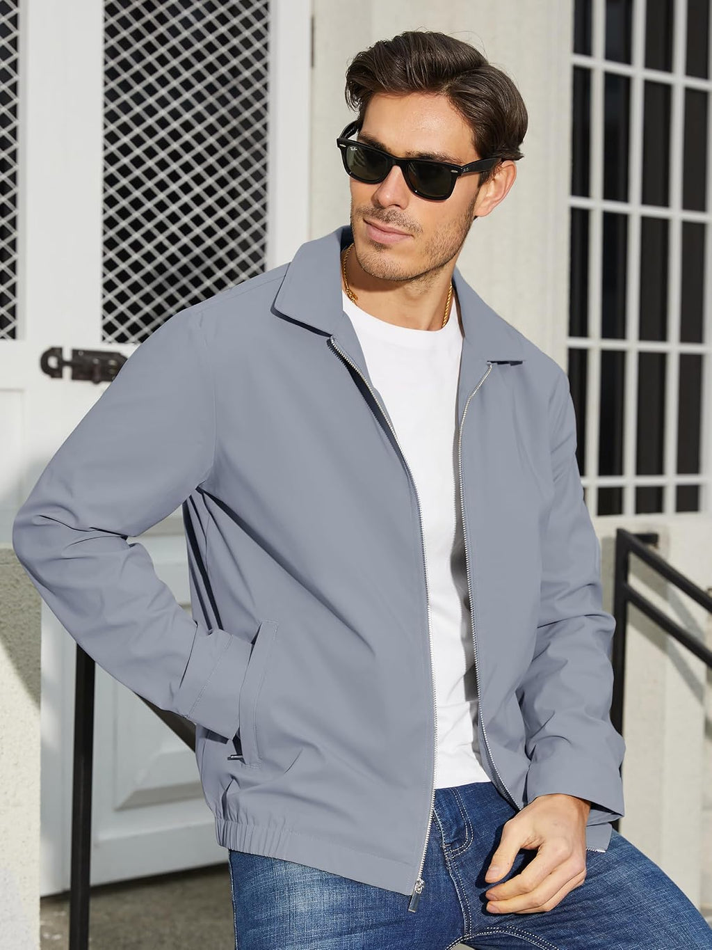 TACVASEN Men's Lightweight Jacket Fall Water-repellent Windbreaker Jackets