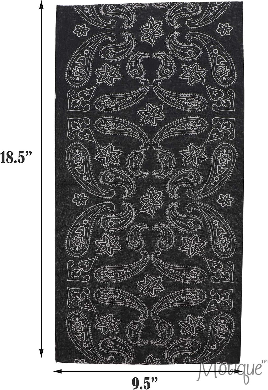 Set of 3 Paisley Bandana Neck Gaiter Tube Headwear Motorcycle Face Scarf