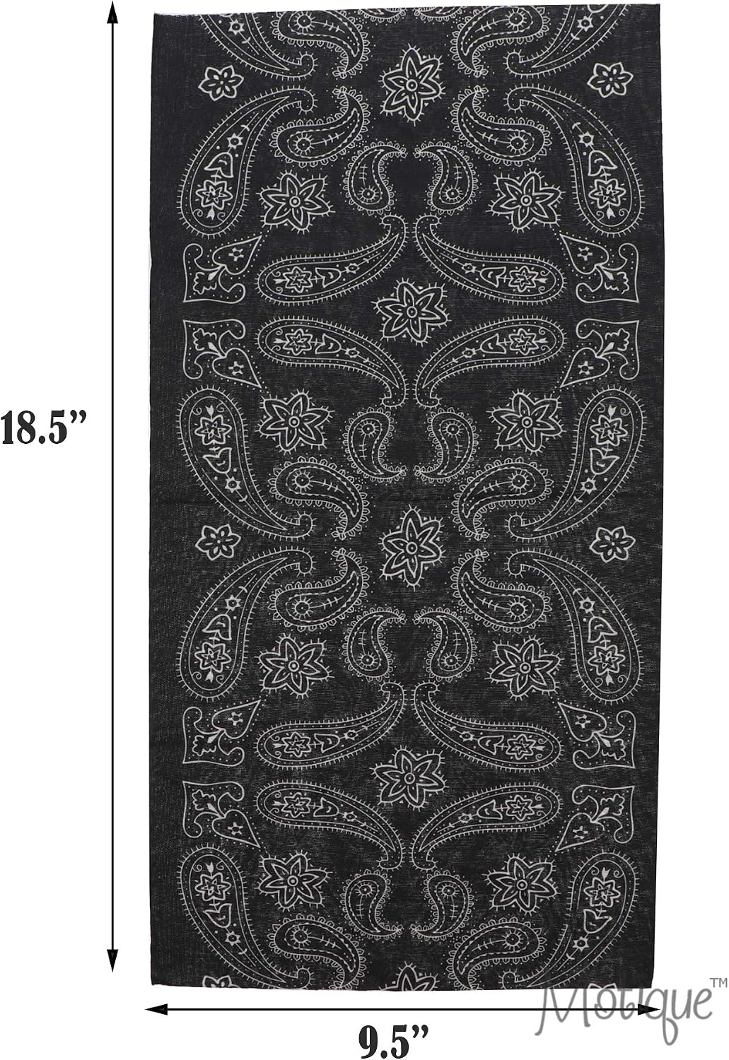 Set of 3 Paisley Bandana Neck Gaiter Tube Headwear Motorcycle Face Scarf