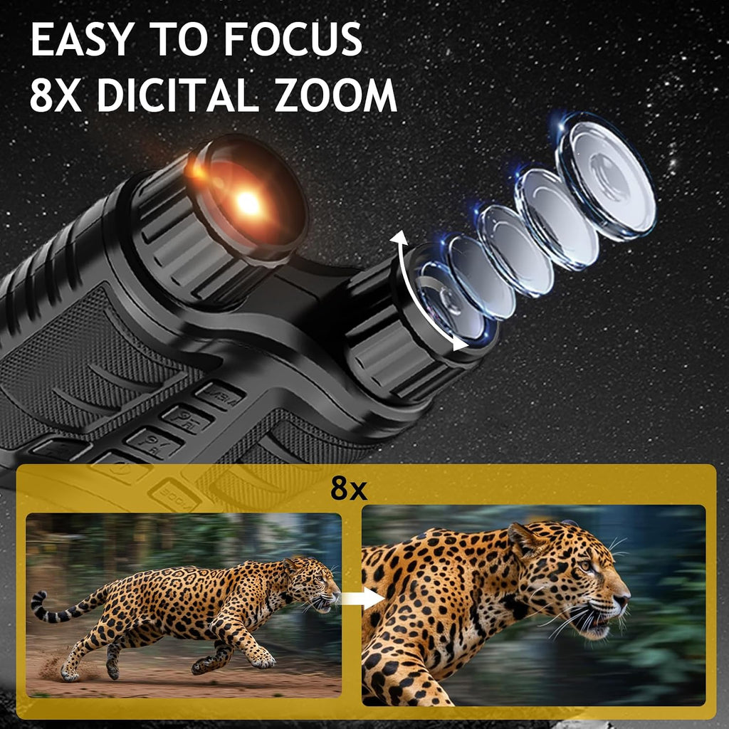 4K Night Vision Goggles Binoculars,Tech Gifts, for Men & Teens