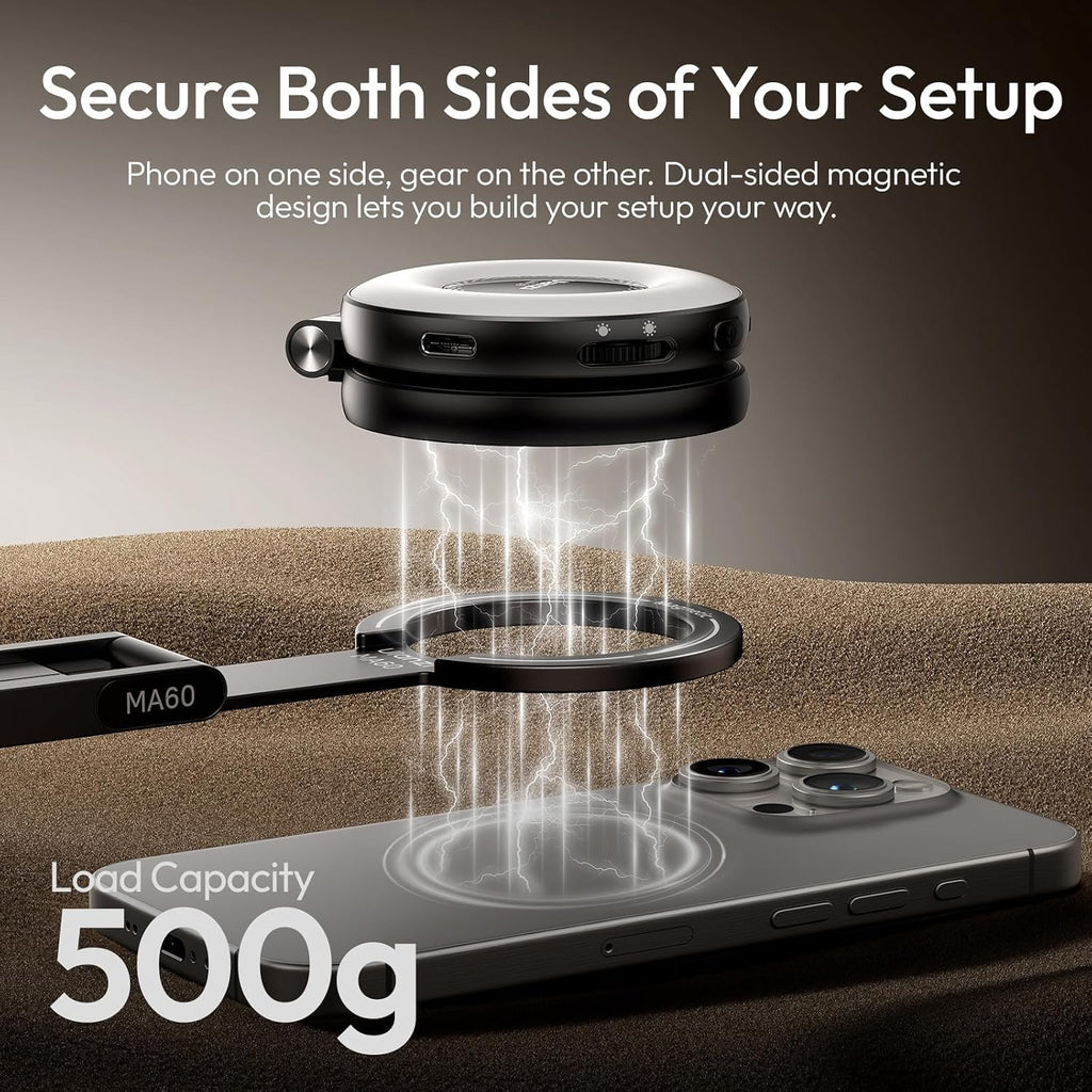 ULANZI MA60 Magnetic Phone Tripod Stand for iPhone 17 16 15 14 13 - Ultra