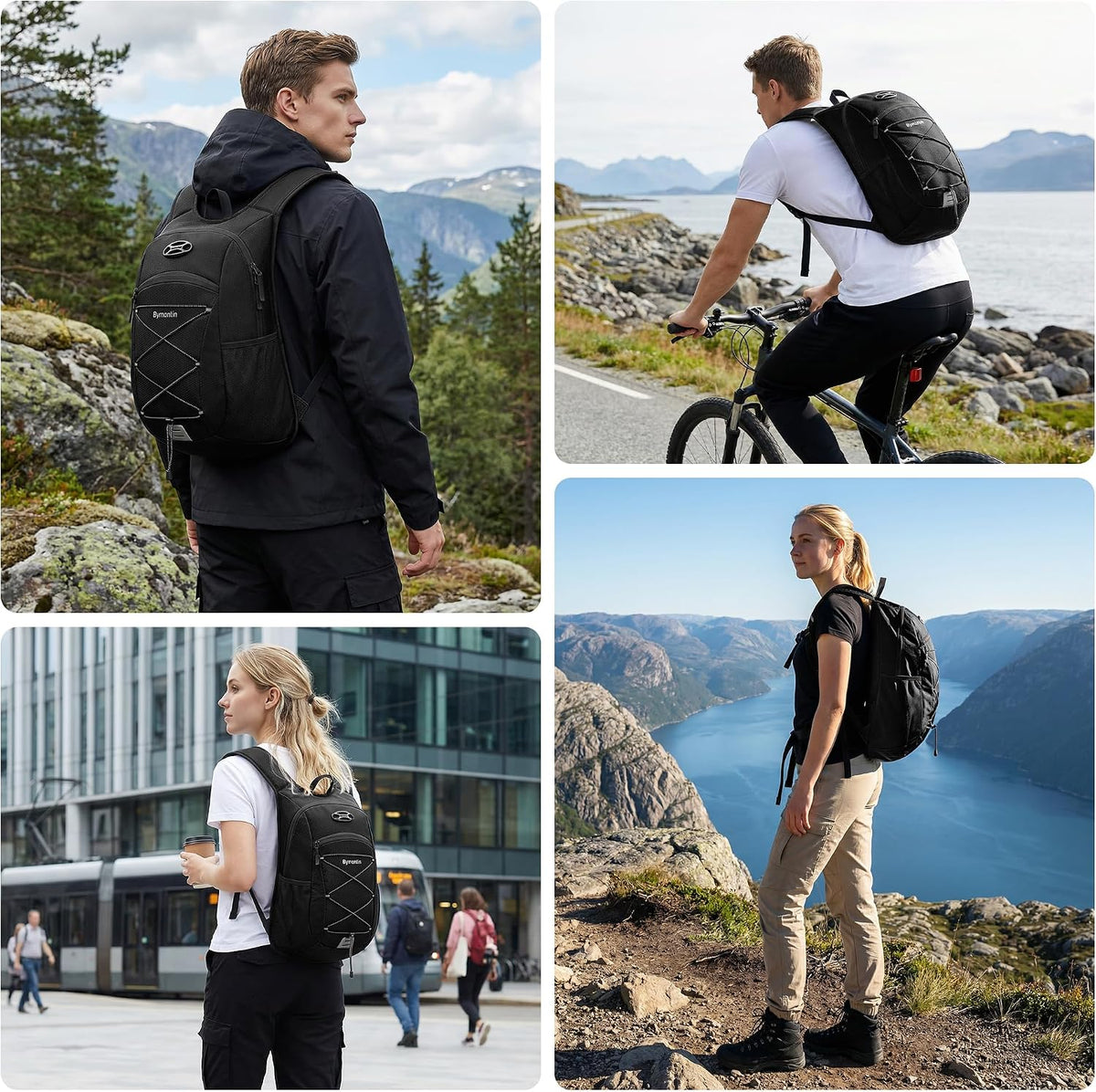 Ultra-Light Soft Hiking Daypack With Cushioned Breathable Back Panel
